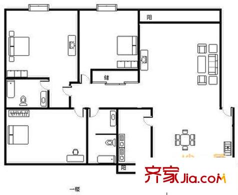 上海 新高橋春暉苑 戶型圖