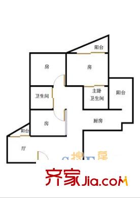 上海 陽明山莊 戶型圖
