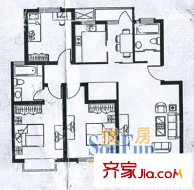 上海 盛世東苑 戶型圖
