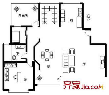 第九城市二期戶型圖