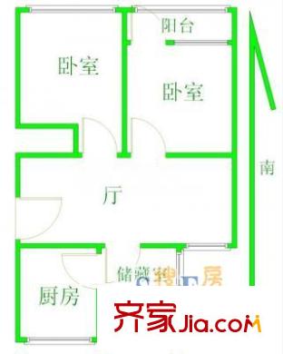 上海 由由一村 戶型圖