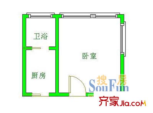 上海 天山四村 户型图