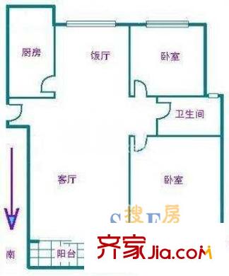 上海 山泉花苑 戶型圖