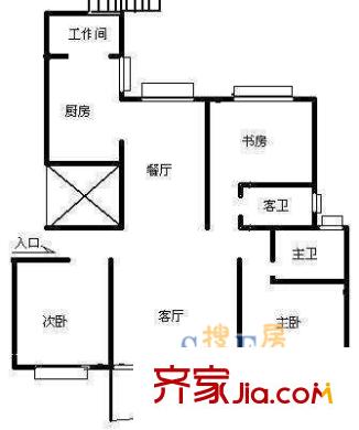 上海 眾城公寓 戶型圖