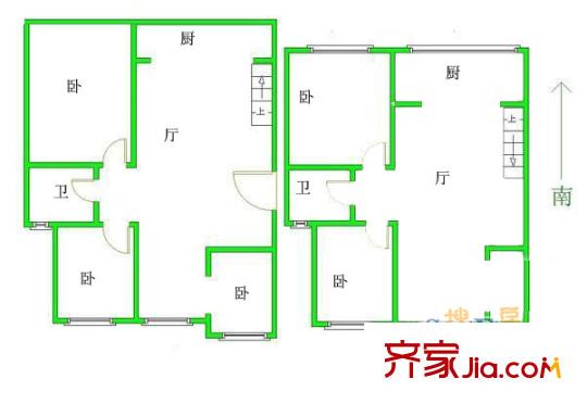 上海 通聯(lián)苑4室 戶(hù)型圖