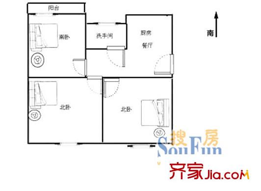 上海 竹園高層 戶型圖