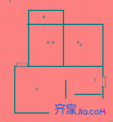 云二小區(qū)戶型圖戶型圖 2室1廳1衛(wèi)1廚