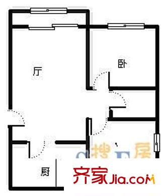 華飛公寓戶型圖傲園 2室 戶型圖 2室2廳2衛(wèi)1廚