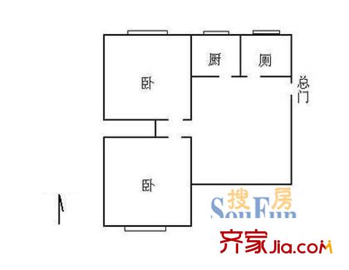 上海 宝山二村 户型图