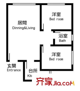 上海 荣轩大厦 户型图