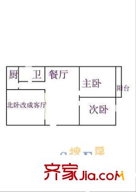 上海 香山新村西北街坊 戶型圖