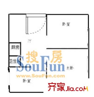 上海 聽(tīng)潮一村3室 戶(hù)型圖