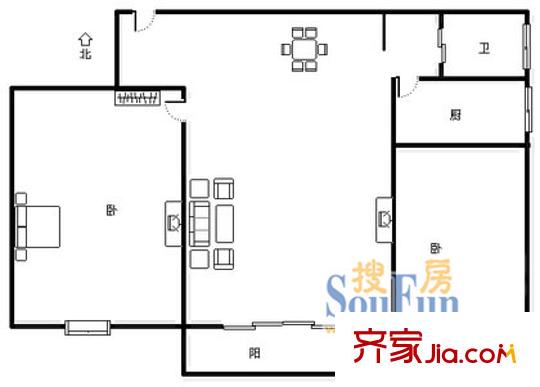 上海 宁康小区 户型图