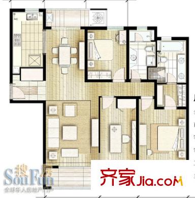 上海 国贸花园 户型图