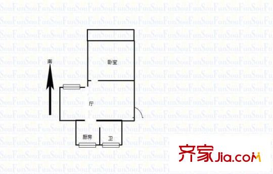 凌兆玉蘭苑戶型圖戶型圖 1室1廳1衛(wèi)1廚