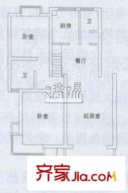 上大阳光乾静园户型图上海 上大阳光(乾宁苑) 户型图 2室2厅2卫1厨