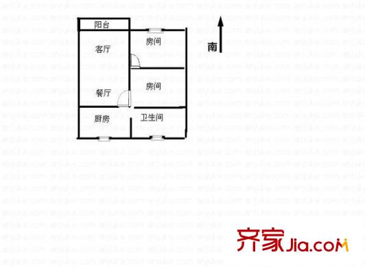界龍陽光苑(西區(qū))戶型圖界龍陽光苑(西區(qū)) 2室 戶型圖 2室2廳1衛(wèi)1廚