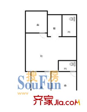 界龍陽光苑(西區(qū))戶型圖上海 界龍陽光苑(西區(qū)) 戶型圖 3室1廳1衛(wèi)1廚