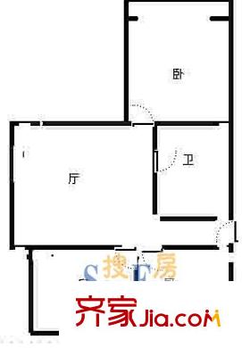 上海 虹城公寓 户型图
