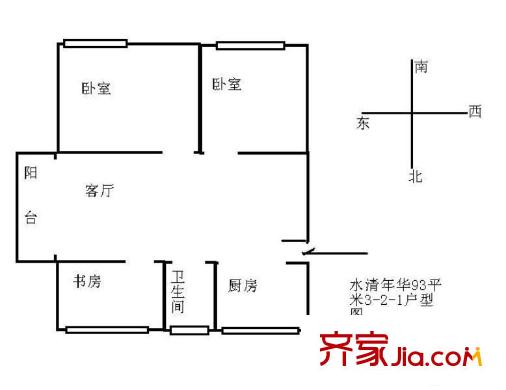 水清年华花园 0室 户型图