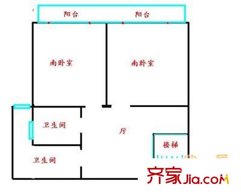 上海 廣洋苑二期 戶型圖