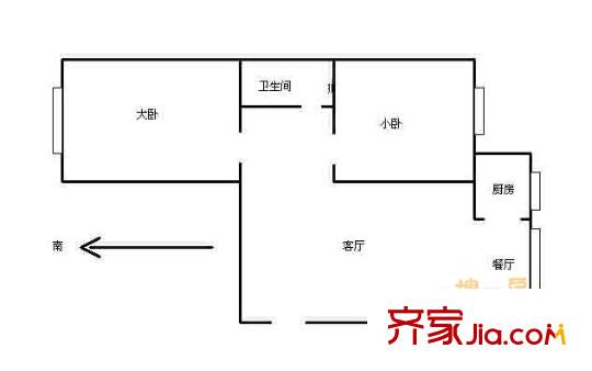 上海 政宁小区 户型图