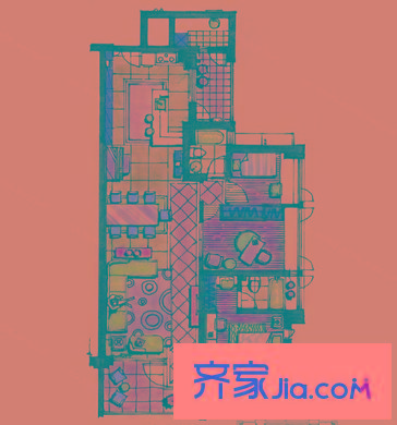 明园森林都市三期涵翠苑户型图明园森林都市三期涵翠苑 3室 户型图 3室2厅2卫1厨