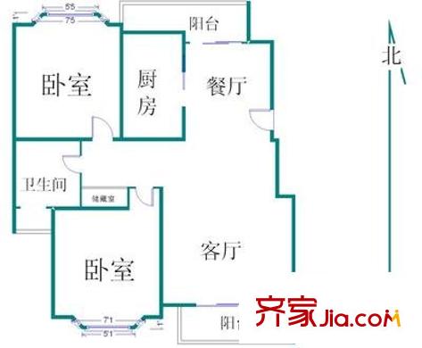 上海 逸仙华庭 户型图