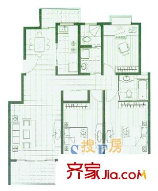 上海 逸仙华庭 户型图