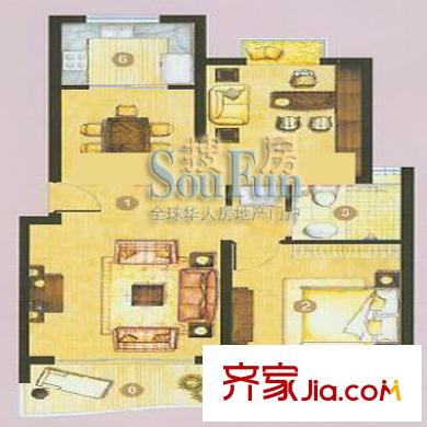 上海 泰宸苑一期 户型图