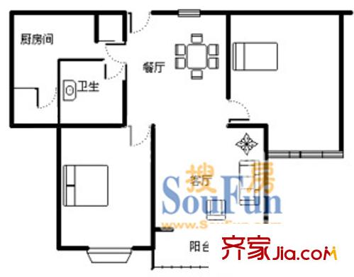 上海 真光二街坊 户型图