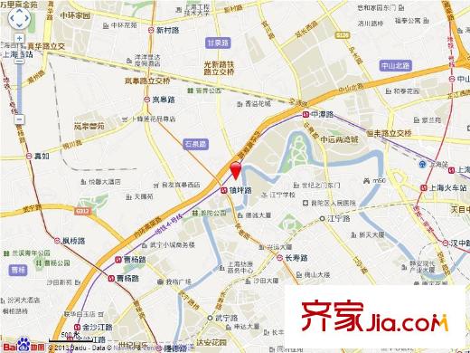 泰欣嘉园交通图