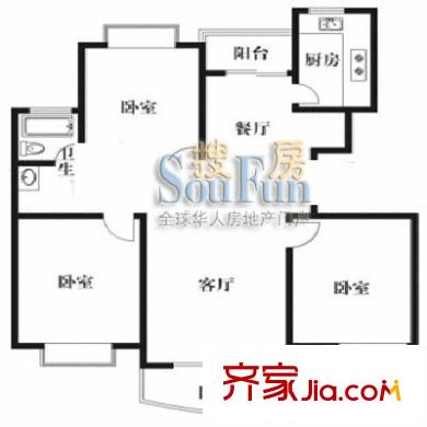 上海 三春汇秀苑 户型图