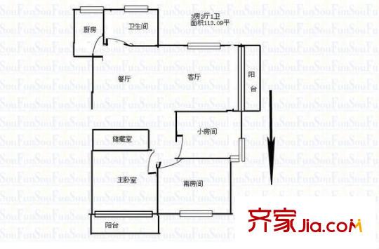 康橋花園東園 0室 戶型圖