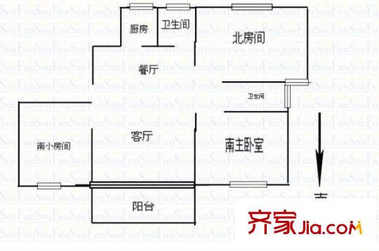 康橋花園東園 0室 戶型圖