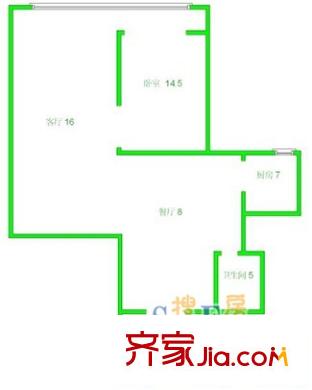 上海 白玉苑 户型图