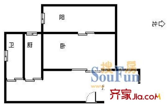 上海 白玉苑 户型图