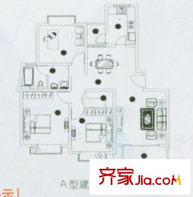 上海 麗都成品 戶型圖