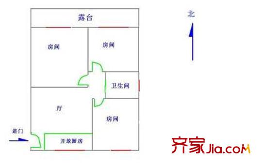 上海 彭五小区 户型图