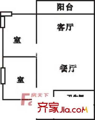 上海 奥森公寓 户型图