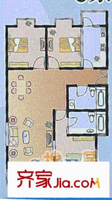上海 水岸豪庭 户型图