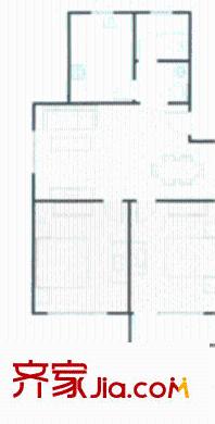 張楊南苑戶型圖2室1廳1衛(wèi)1廚