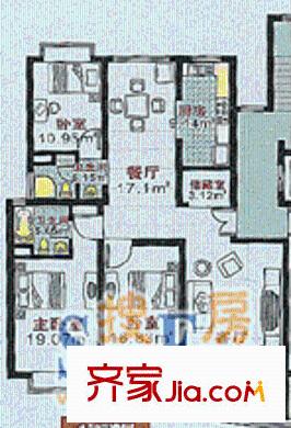 上海 汇金公寓 户型图