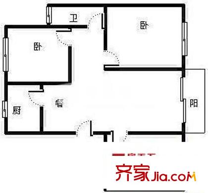 行知家园 4室 户型图