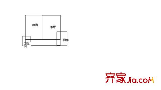 好第坊户型图户型图 1室1厅1卫