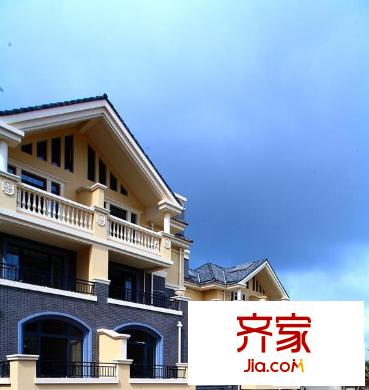绿地诺丁山别墅外景图(2010.02)