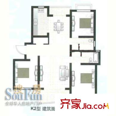 上海 枫桦景苑二期 户型图