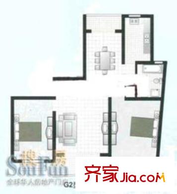 上海 枫桦景苑二期 户型图