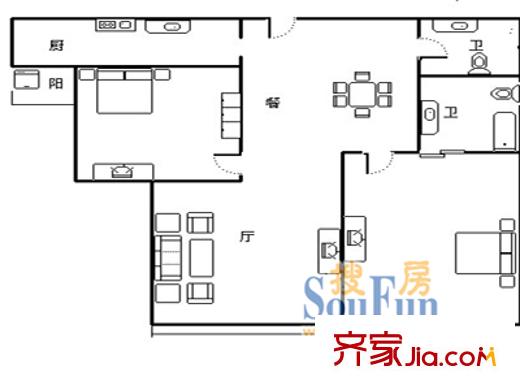 上海 秋水云庐 户型图