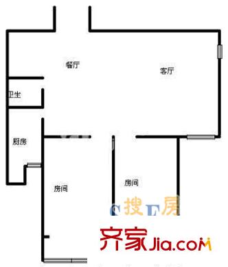 上海 恒昌花园 户型图